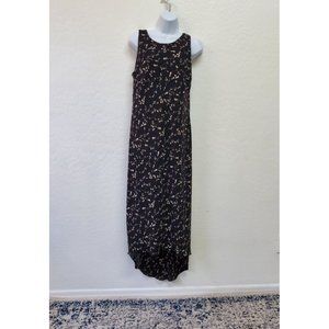 AGB Byer California Black Sleeveless Casual Maxi Dress SIZE 14
